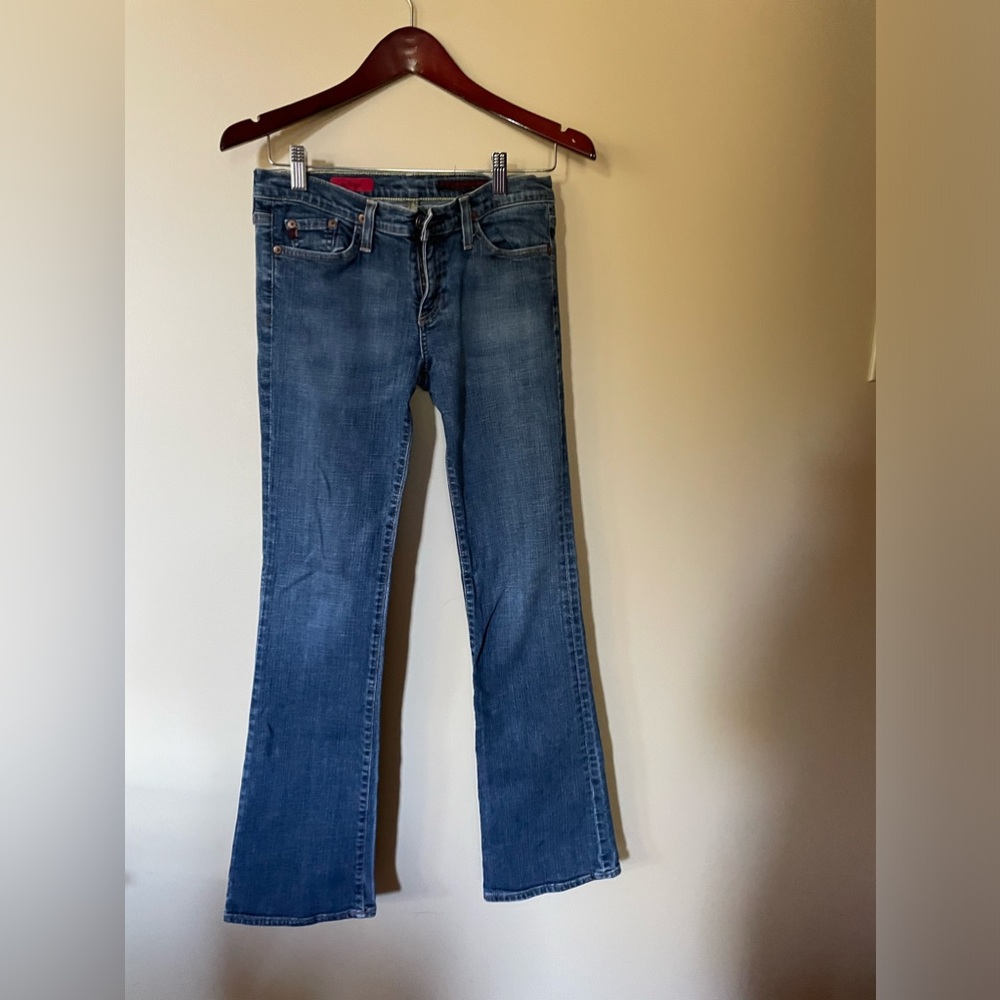 AG Adriano Goldschmied Jeans! 2000'S / Y2K ERA! Low Rise Flare. Size 27.